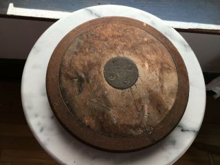 Vintage Brass Wood GILL Discus Track & Field Sport Throwing Disc 4.  5 LB 8.  5 Diam 5