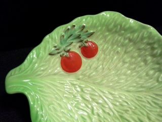 Vintage Beswick Ware Leaf Cherry Tomato Plate/Dish 214 2