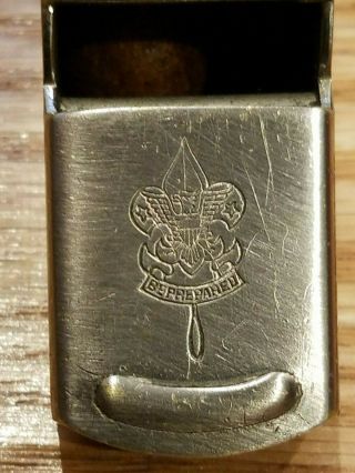 Vintage Bsa Boy Scouts " Be Prepared " Metal Whistle Made In Usa