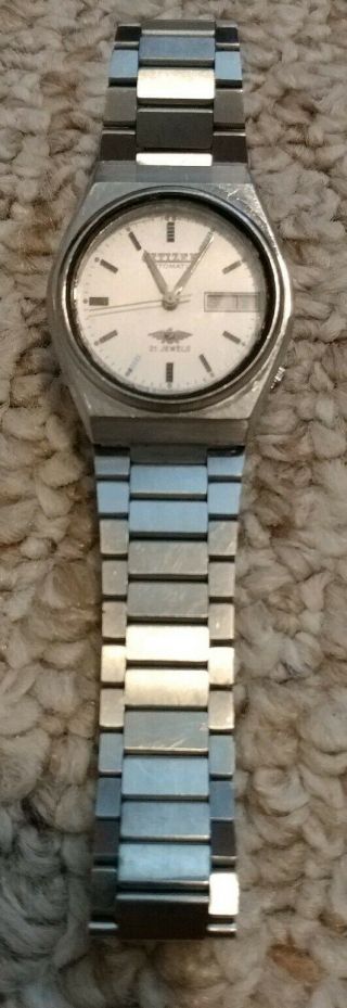 Vintage Unisex Citizen Eagle 8200 Series 21 Jewel Automatic Gn - 4w - S Watch,
