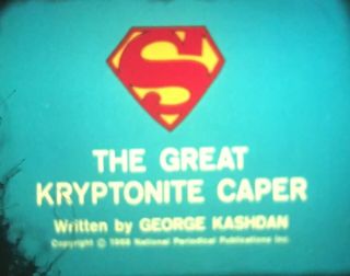 Vintage 1968 Superman “The Great Kryptonite Caper” 16mm Film Cartoon 2