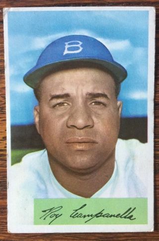 1954 Bowman Roy Campanella Baseball Card - Vintage