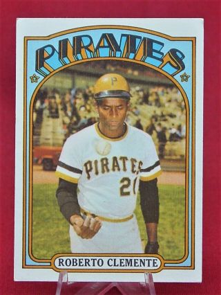 Vintage 1972 Topps Roberto Clemente 309 Pittsburgh Pirates