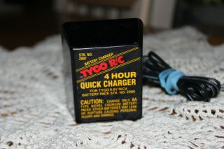 Vintage Tyco Rc 2997 4 Hour Quick Charger For 9.  6v Nicd Battery Pack 2998 R/c