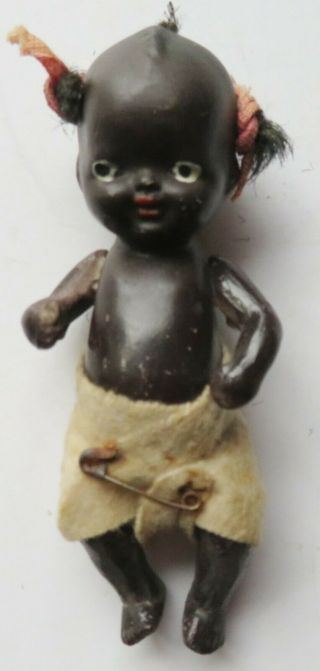 Vintage Bisque Black Baby Doll