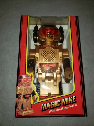 Vintage 70s Magic Mike Talking Robot With Smoking Action 1195