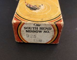 South Bend 925 Lum Box Vintage Fishing Lure Box Only