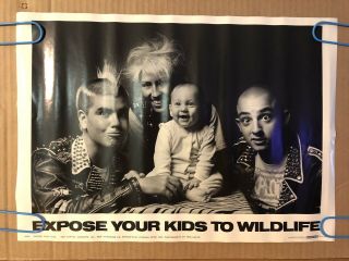 Expose Your Kids To Wildlife Vintage Poster Pinup 1987 Ron Holtz
