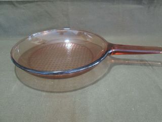 Vintage Visions Cookware Amber 10 Inch Skillet By Corning