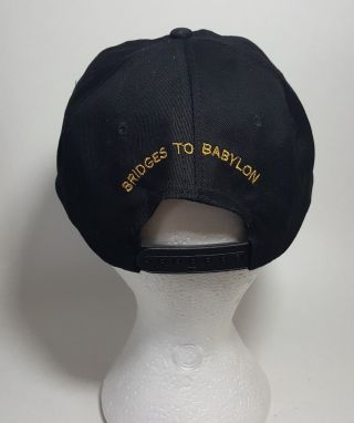 Vintage Rolling Stones Bridges to Babylon Tour Snapback Hat/Cap 3
