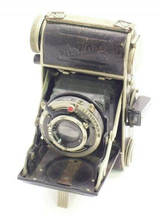 Vtg Balda Baldina Folding Camera Compur - Rapid Meyer Gorlitz Trioplan 1.  2,  9 Lens