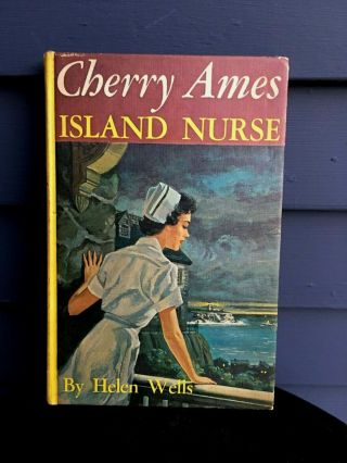 Vintage Hc Book Cherry Ames Series Island Nurse Helen Wells 21 1960 Vg