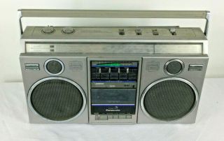 Vintage Panasonic Rx - 5050 Boombox Ghetto Blaster Great Sound Cassette Notworking
