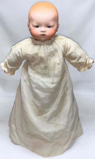 Armand Marseille Am 12 Inch Antique German Bisque/cloth Baby Doll