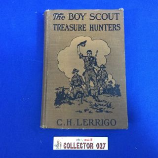 Boy Scout Vintage Book The Boy Scout Treasure Hunters C.  H.  Lerrigo