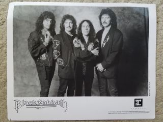 Vintage Rare Promo Photo 8x10 Black Sabbath 1992 Dio Dehumanizer Tour.