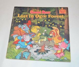 Lost In Ogre Forest Disney Gummi Bear Story Book Vtg 80s Cartoon Character