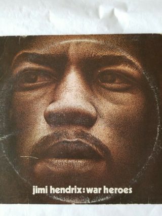 Vintage Collectible Jimi Hendrix War Heroes Lp Album 1972 Vg,
