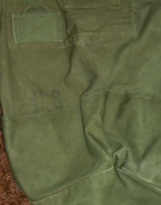 Vintage Military Army Duffel Bag Rucksack Laundry Canvas Green US USGI w/ Strap 3