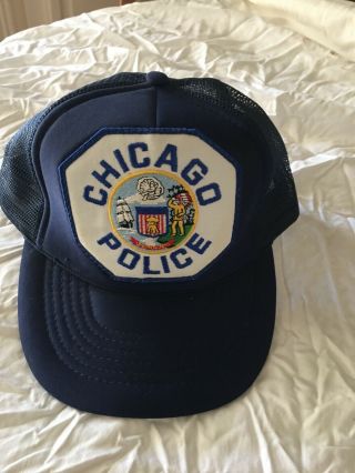 Chicago Police Ball Cap Snap Back Vintage 1990 