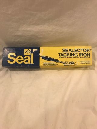 Vintage Sealector Heavy Duty 165 Watt Tacking Iron Model SS - 24 Made in the U.  S.  A 5