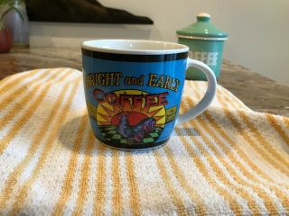 Bright And Early Coffee Mug Vtg Style Poster Art By Michael Fischer