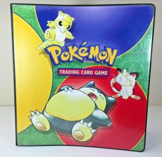 1995 Pokemon Trading Card Game Official Card Binder Ultra Pro Vintage