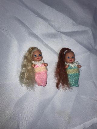 Mattel Barbie Happy Family Baby Krissy Triplets 2/3.  Dark Haired Triplet Missing