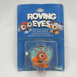 Roving Eyes Camera - Vintage 1982 Tomy Wind - Up Toy - On Card