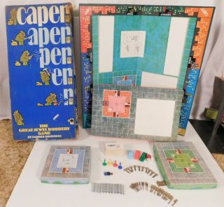 Caper The Great Jewel Robbery Game Parker Brothers Vtg 1970 Out Of Print