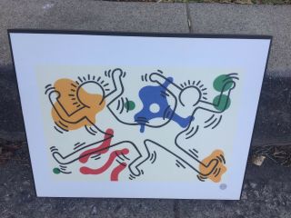 Keith Haring Authorized Framed Print Vintage Fine Pop Art