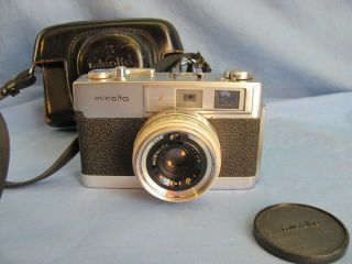 Vintage Minolta Al - F 35mm Film Camera Easy Flash Rokkor Lens F=38mm 1:2.  7 Af