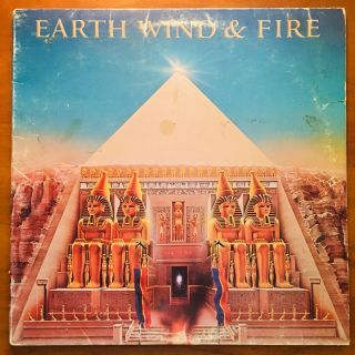 Vintage Vinyl 33rpm Lp Record Album: Earth Wind & Fire,  All N 