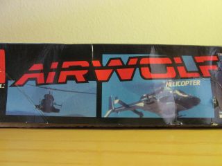 AMT ERTL 1/48 Airwolf Vintage Model Kit 6680 Helicopter Parts 4
