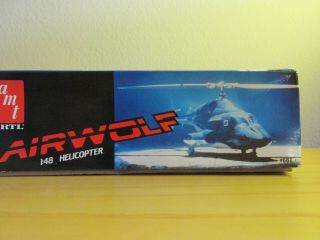 AMT ERTL 1/48 Airwolf Vintage Model Kit 6680 Helicopter Parts 6