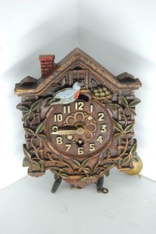 Vintage Lux Clock MFG Co Clock Wooden Collectible Decor 2