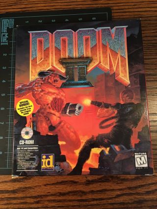 Vintage Doom Ii 2 Pc Cd - Rom & Doom Ii Explosion Cd