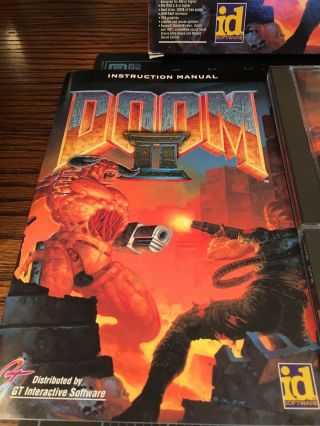 Vintage Doom II 2 PC CD - ROM & Doom II Explosion CD 3