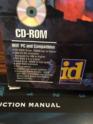 Vintage Doom II 2 PC CD - ROM & Doom II Explosion CD 7