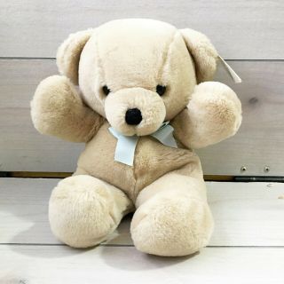 A29 Vintage Dakin Beige Cuddles Teddy Bear Plush 13 " Lovey Stuffed Toy