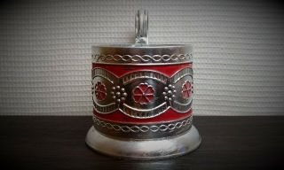 Vintage Cup Holder Tea Glass Holder Cup Podstakannik 4 Ussr Soviet