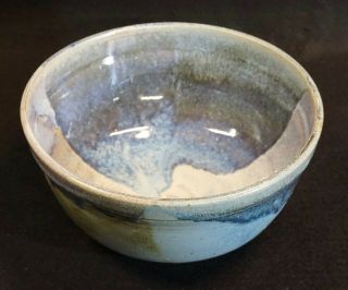 Wonderful Hand Crafted Vintage Pottery Bowl Signed By Artist Named Belinda