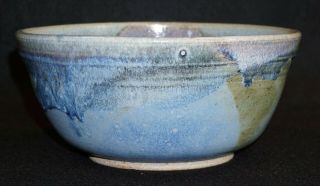 Wonderful Hand Crafted Vintage Pottery Bowl Signed by Artist Named Belinda 2