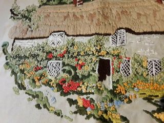 Vintage Embroidered Picture Panel 2