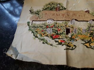 Vintage Embroidered Picture Panel 3