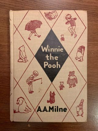 Vintage Winnie The Pooh By A.  A.  Milne Illustrated Ernest H.  Shepard (1950 Ed)