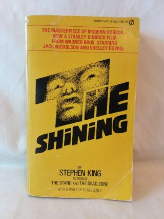 Stephen King The Shining Vintage 1980 Movie Tie In Pb Jack Nicholson Horror