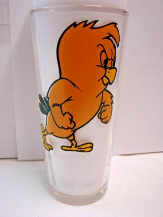 Vintage 1973 Looney Tunes Henry Hawk Warner Bros.  Pepsi Collector Glass