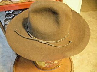 Vintage Stetson Bullet 4x Beaver Western Hat Size 6 7/8″
