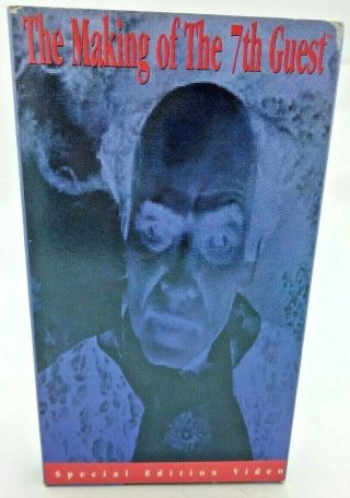 Vintage 1992 - The Making Of The 7th Guest (special Edition Video) Vhs Tape
